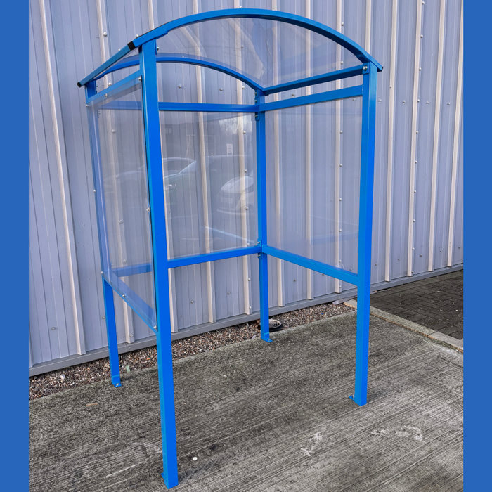 2 Person Outdoor Smoking Shelter Blue