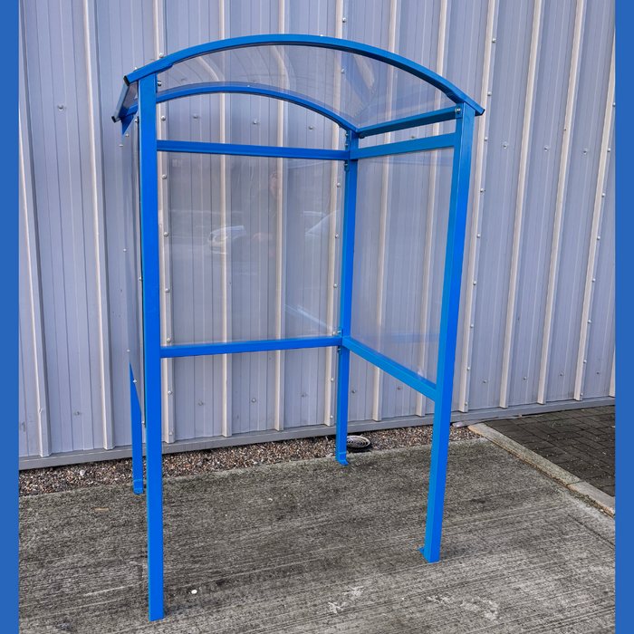 2 Person Outdoor Smoking Shelter Blue