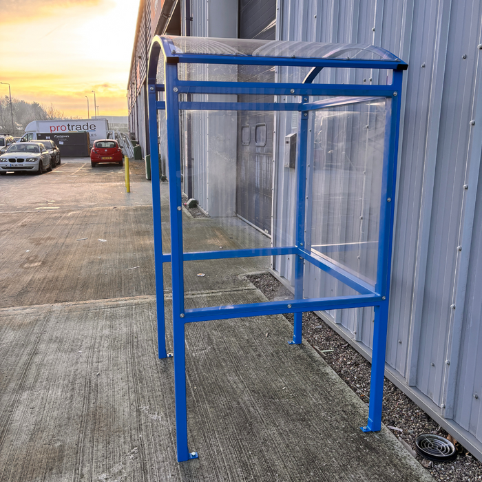 2 Person Outdoor Smoking Shelter Blue