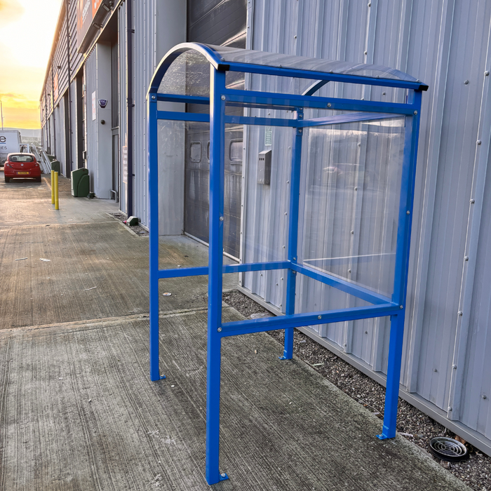 2 Person Outdoor Smoking Shelter Blue