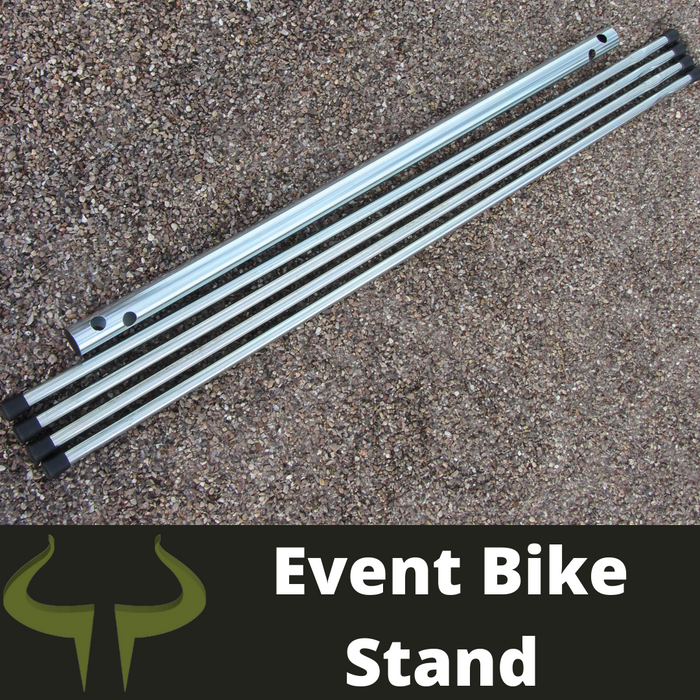 bison products transition bike rack 3 meters ideal for 10 bikes flat packed